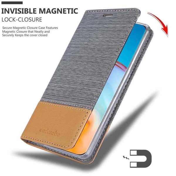 Deksel til Huawei P40 PRO / P40 PRO+ Lommebokdeksel med magnetisk lukking, stativfunksjon og kortlomme
