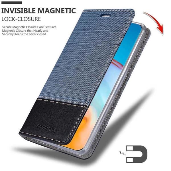 Deksel til Huawei P40 PRO / P40 PRO+ Lommebokdeksel med magnetisk lukking, stativfunksjon og kortlomme
