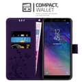 Miniatyrbillede 3 af 8: Samsung Galaxy A6 2018 Pungetui Cover Blomster ()