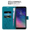 Miniatyrbillede 3 af 8: Samsung Galaxy A6 2018 Pungetui Cover Blomster ()