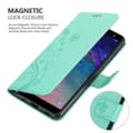 Miniatyrbillede 5 af 8: Samsung Galaxy A6 2018 Pungetui Cover Blomster ()