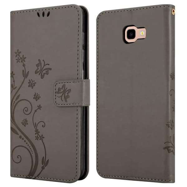 Samsung Galaxy J4 PLUS Pungetui Cover Blomster ()