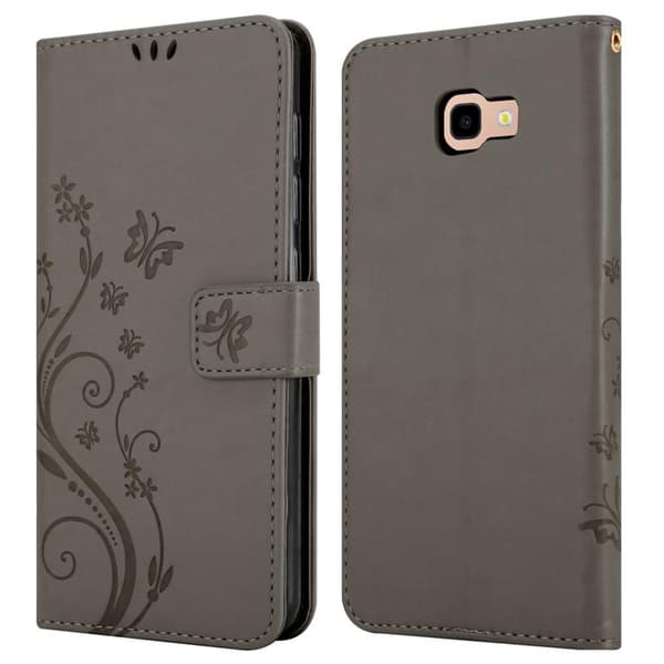 Samsung Galaxy J4 PLUS Pungetui Cover Blomster ()
