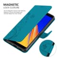 Miniatyrbilde 9 av 11: Deksel til Samsung Galaxy J4 PLUS Lommebokdeksel i blomster design med magnetisk lukking, stativfunksjon og kortplasser