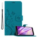 Miniatyrbilde 1 av 11: Deksel til Samsung Galaxy J4 PLUS Lommebokdeksel i blomster design med magnetisk lukking, stativfunksjon og kortplasser