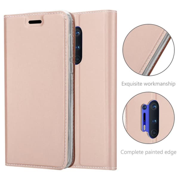 OnePlus 8 PRO Skal Fodral med magnetisk stängning, ståfunktion och kortficka Mobilskydd