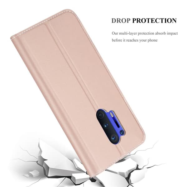 OnePlus 8 PRO Skal Fodral med magnetisk stängning, ståfunktion och kortficka Mobilskydd