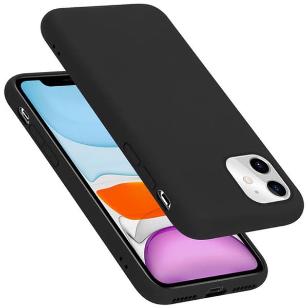 iPhone 11 Skal Fodral av flexibelt TPU-silikon Case Cover LIQUID SVART iPhone 11 Skal Fodral av flexibelt TPU-silikon Case Cover LIQUID SVART