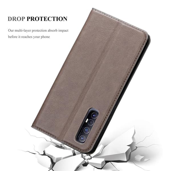 Oppo FIND X2 PRO Fodral Skal Plånboksfodral Case med magnetisk stängning, ståfunktion och kortficka