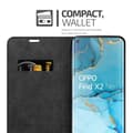 Miniatyrbilde 5 av 11: Lommebokdeksel til Oppo FIND X2 PRO Deksel med magnetisk lukking, stativfunksjon og kortlomme