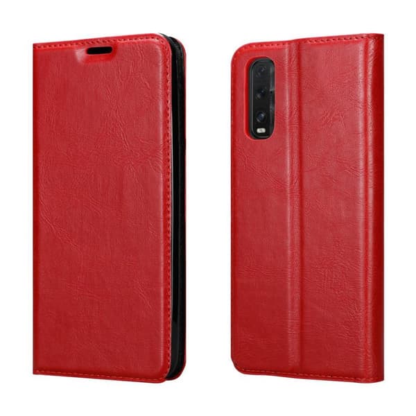 Oppo FIND X2 Fodral Skal Plånboksfodral Case med magnetisk stängning, ståfunktion och kortficka