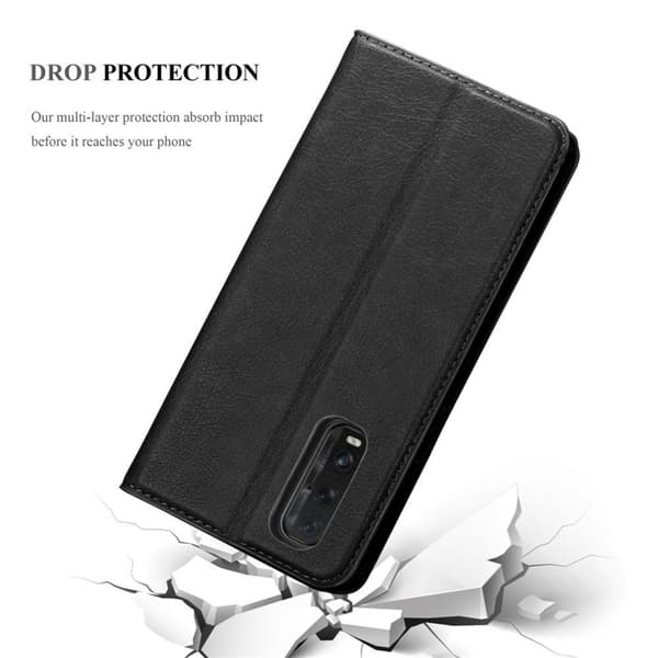 Oppo FIND X2 Fodral Skal Plånboksfodral Case med magnetisk stängning, ståfunktion och kortficka