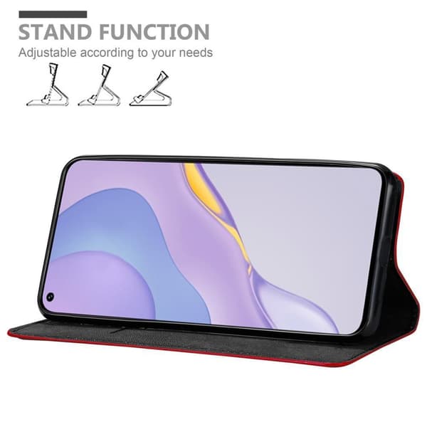Huawei NOVA 7 5G Fodral Skal Plånboksfodral Case med magnetisk stängning, ståfunktion och kortficka