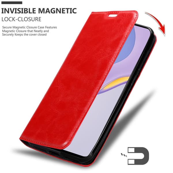 Huawei NOVA 7 5G Fodral Skal Plånboksfodral Case med magnetisk stängning, ståfunktion och kortficka