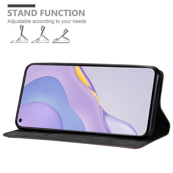 Huawei NOVA 7 5G Fodral Skal Plånboksfodral Case med magnetisk stängning, ståfunktion och kortficka