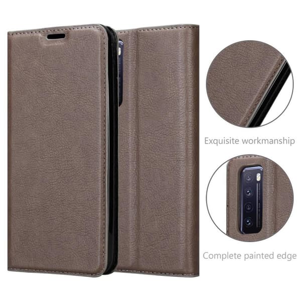 Huawei NOVA 7 5G Fodral Skal Plånboksfodral Case med magnetisk stängning, ståfunktion och kortficka