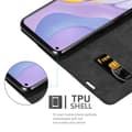 Miniatyrbilde 5 av 8: Lommebokdeksel til Huawei NOVA 7 5G Deksel med magnetisk lukking, stativfunksjon og kortlomme