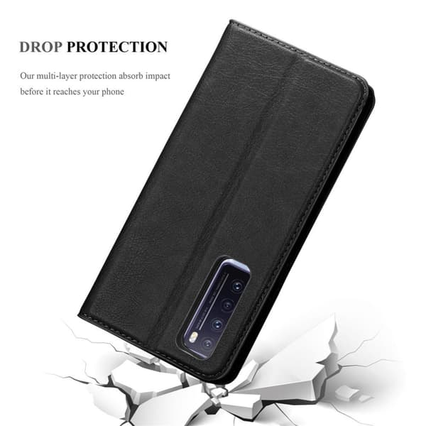 Huawei NOVA 7 5G Fodral Skal Plånboksfodral Case med magnetisk stängning, ståfunktion och kortficka
