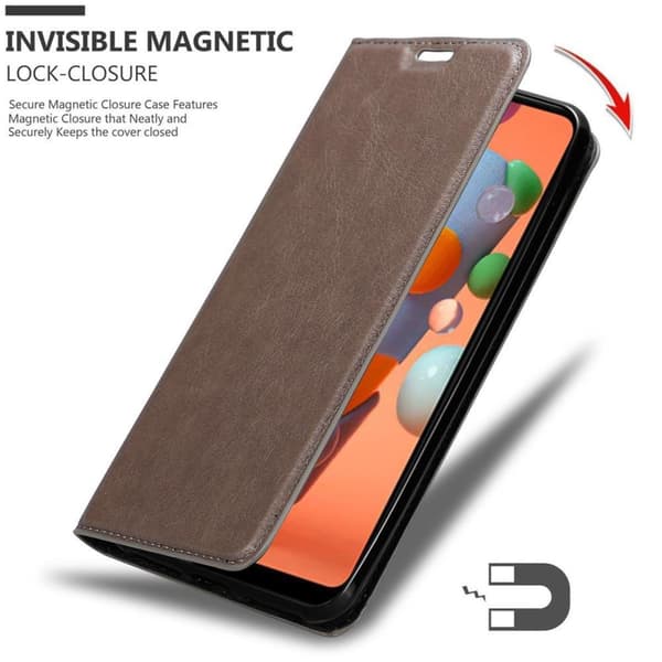 Samsung Galaxy A11 / M11 Fodral Skal Plånboksfodral Case med magnetisk stängning, ståfunktion och kortficka
