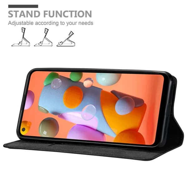 Samsung Galaxy A11 / M11 Fodral Skal Plånboksfodral Case med magnetisk stängning, ståfunktion och kortficka