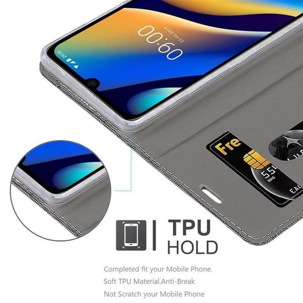 WIKO VIEW 3 LITE Suojakotelo Suojakuori Lompakkokotelo Matkapuhelinkotelo jossa magneettisuljenta, jalusta-toiminto ja korttitasku
