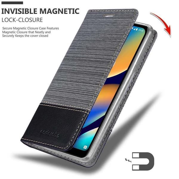 WIKO VIEW 3 LITE Suojakotelo Suojakuori Lompakkokotelo Matkapuhelinkotelo jossa magneettisuljenta, jalusta-toiminto ja korttitasku