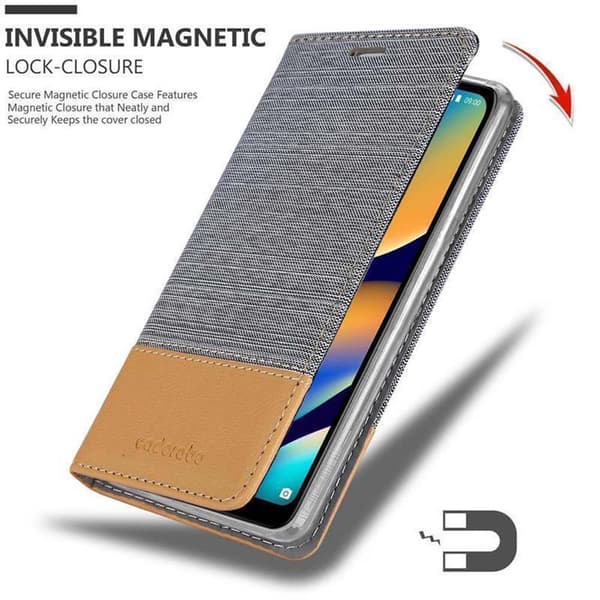 WIKO VIEW 3 LITE Suojakotelo Suojakuori Lompakkokotelo Matkapuhelinkotelo jossa magneettisuljenta, jalusta-toiminto ja korttitasku