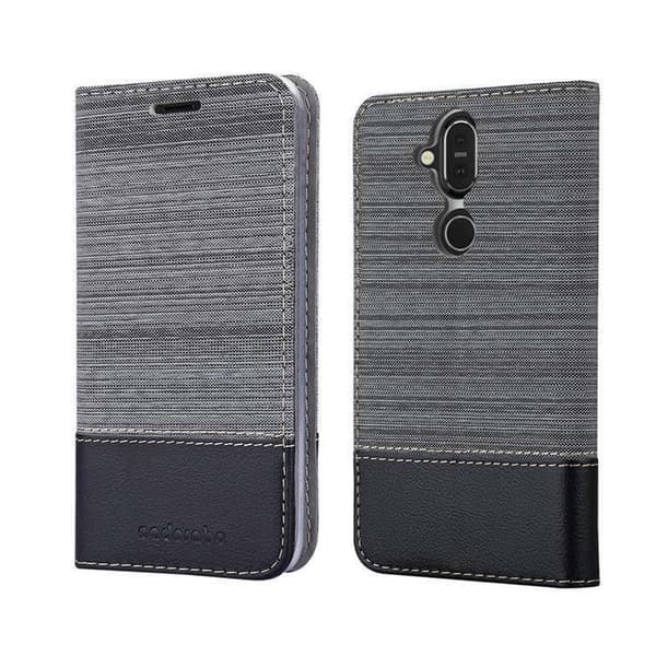 Nokia 7.1 PLUS / X7 Skal Plånboksfodral med magnetisk stängning, ståfunktion och kortficka