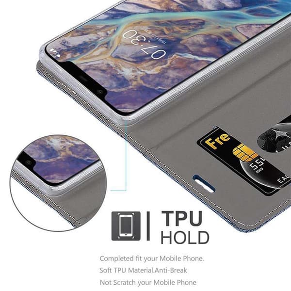Nokia 7.1 PLUS / X7 Pungetui Cover Case ()