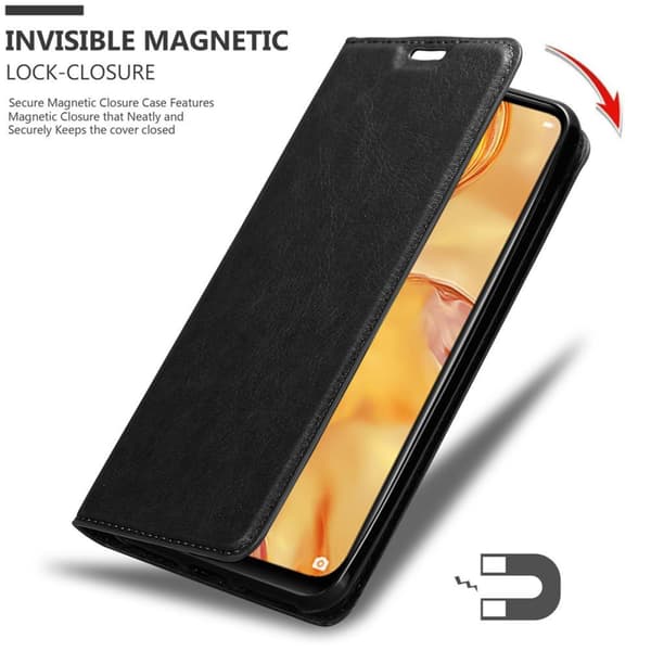 Huawei NOVA 6 SE / P40 LITE / NOVA 7i Suojakotelo Suojakuori Lompakkokotelo Matkapuhelinkotelo jossa magneettisuljenta, jalusta-toiminto ja