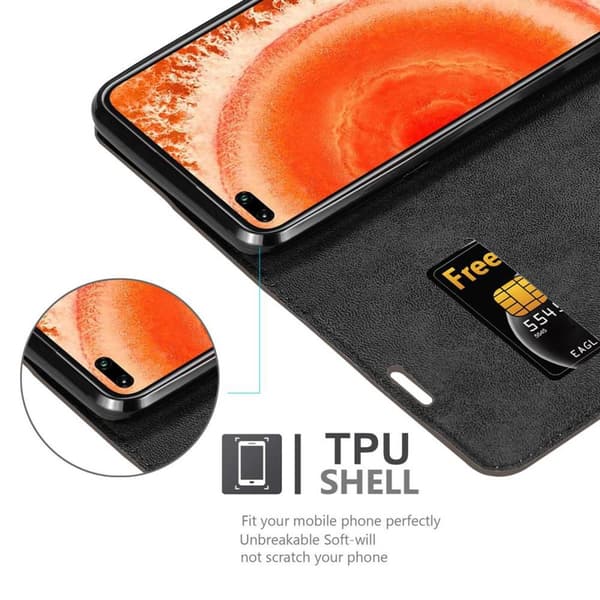 Honor View 30 Suojakotelo Suojakuori Lompakkokotelo Matkapuhelinkotelo jossa magneettisuljenta, jalusta-toiminto ja korttitasku