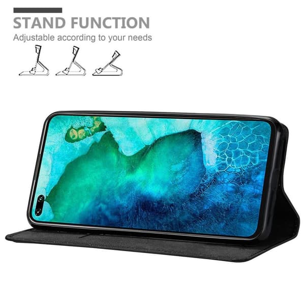 Honor View 30 PRO Fodral Skal Plånboksfodral Case med magnetisk stängning, ståfunktion och kortficka