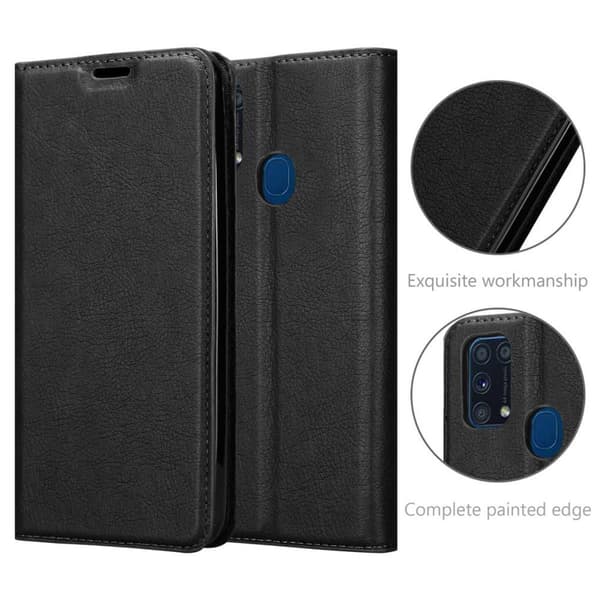 Samsung Galaxy M31 Fodral Skal Plånboksfodral Case med magnetisk stängning, ståfunktion och kortficka
