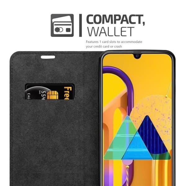 Samsung Galaxy M21 / M30s Suojakotelo Suojakuori Lompakkokotelo Matkapuhelinkotelo jossa magneettisuljenta, jalusta-toiminto ja korttitasku
