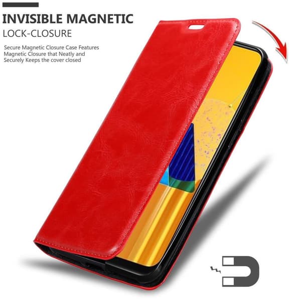 Samsung Galaxy M21 / M30s Suojakotelo Suojakuori Lompakkokotelo Matkapuhelinkotelo jossa magneettisuljenta, jalusta-toiminto ja korttitasku