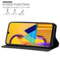 Pikkukuva 3 / 8: Samsung Galaxy M21 / M30s Suojakotelo Suojakuori Lompakkokotelo Matkapuhelinkotelo jossa magneettisuljenta, jalusta-toiminto ja korttitasku