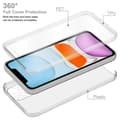 Miniatyrbilde 3 av 7: Deksel til iPhone 11 360° helkroppsbeskyttelse Silikondeksel foran og bak, allroundbeskyttelse med skjermbeskyttelse