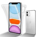 Miniatyrbilde 1 av 7: Deksel til iPhone 11 360° helkroppsbeskyttelse Silikondeksel foran og bak, allroundbeskyttelse med skjermbeskyttelse