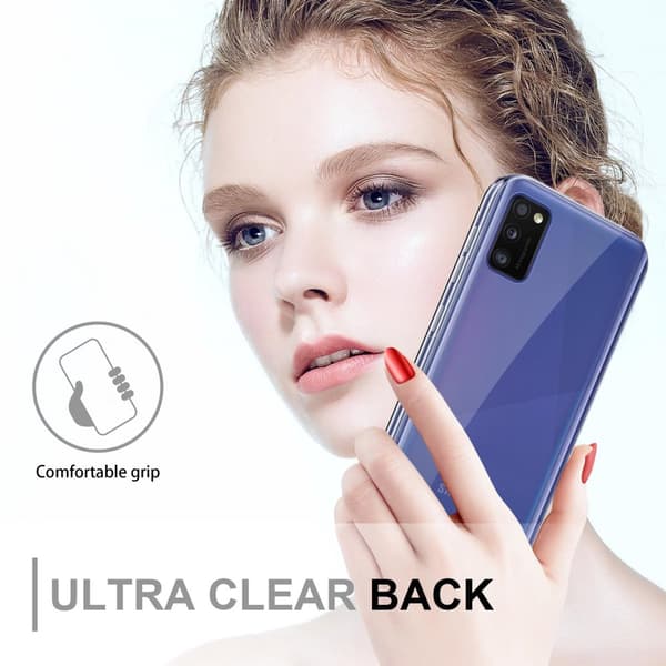 Deksel til Samsung Galaxy A41 360° helkroppsbeskyttelse Silikondeksel foran og bak, allroundbeskyttelse med skjermbeskyttelse