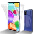 Miniatyrbilde 1 av 6: Deksel til Samsung Galaxy A41 360° helkroppsbeskyttelse Silikondeksel foran og bak, allroundbeskyttelse med skjermbeskyttelse