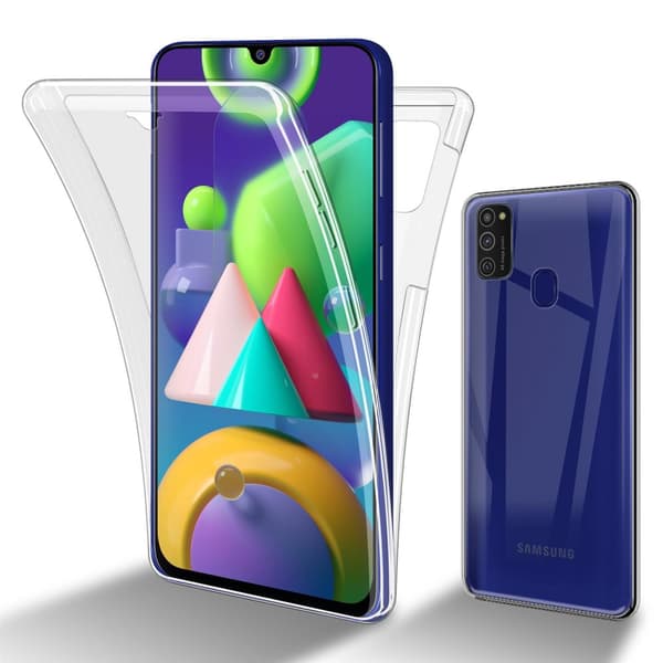 Samsung Galaxy M21 / M30s Suojakuori Suojakotelo 360° ympäryssuojaus näytönsuojuksen kanssa