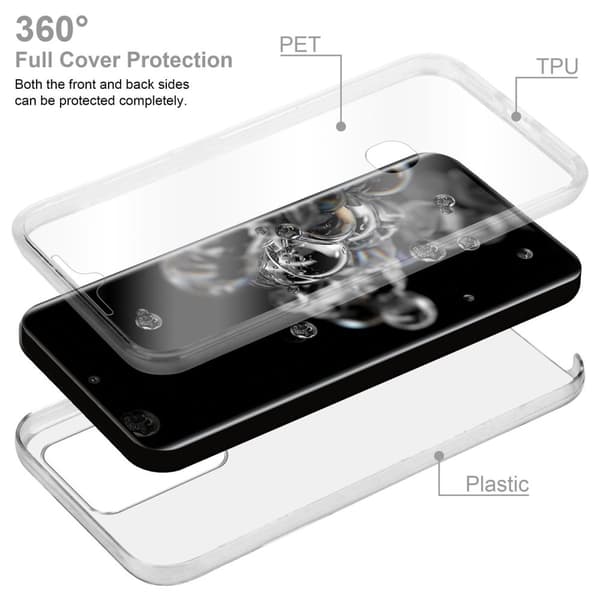 Samsung Galaxy S20 ULTRA Suojakuori Suojakotelo 360° ympäryssuojaus näytönsuojuksen kanssa