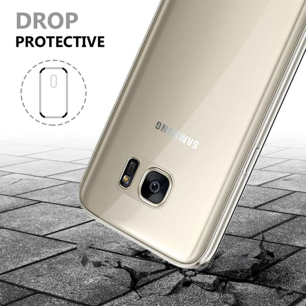 Samsung Galaxy S7 Fodral Skal 360° Helkroppsskydd Skal på fram och baksidan, skydd runt om med mobilskydd för displayen
