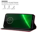 Miniatyrbild 3 av 9: Motorola MOTO G7 / G7 PLUS Fodral Skal Plånboksfodral Case med magnetisk stängning, ståfunktion och kortficka
