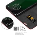 Miniatyrbild 5 av 9: Motorola MOTO G7 / G7 PLUS Fodral Skal Plånboksfodral Case med magnetisk stängning, ståfunktion och kortficka