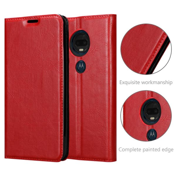 Motorola MOTO G7 / G7 PLUS Fodral Skal Plånboksfodral Case med magnetisk stängning, ståfunktion och kortficka