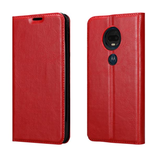 Motorola MOTO G7 / G7 PLUS Fodral Skal Plånboksfodral Case med magnetisk stängning, ståfunktion och kortficka