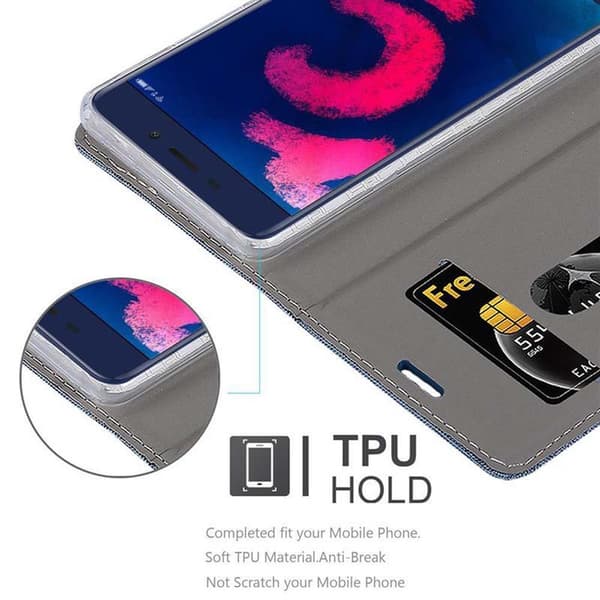 Honor V9 PLAY Suojakotelo Suojakuori Lompakkokotelo Matkapuhelinkotelo jossa magneettisuljenta, jalusta-toiminto ja korttitasku