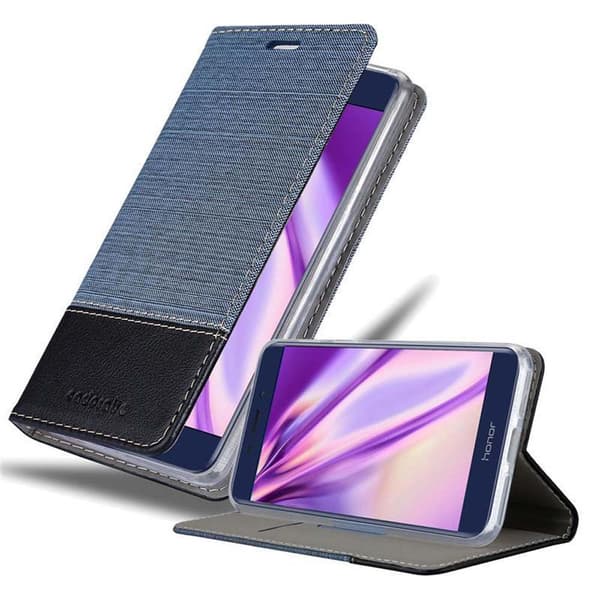 Honor V9 PLAY Suojakotelo Suojakuori Lompakkokotelo Matkapuhelinkotelo jossa magneettisuljenta, jalusta-toiminto ja korttitasku