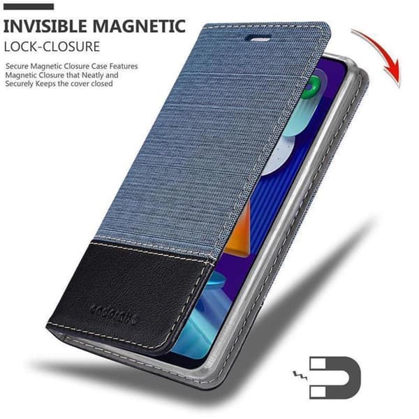 Deksel til Samsung Galaxy A11 / M11 Lommebokdeksel med magnetisk lukking, stativfunksjon og kortlomme